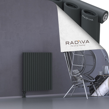 Bia Radiateur En Aluminium 900x862 Anthracite Foncé Bas à gauche 50mm