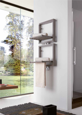 Bis Exclusive Design Towel Warmer 480x995 Grey