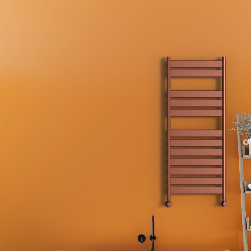 Bora Bora Decorative Towel Rail 500x1200 Copper