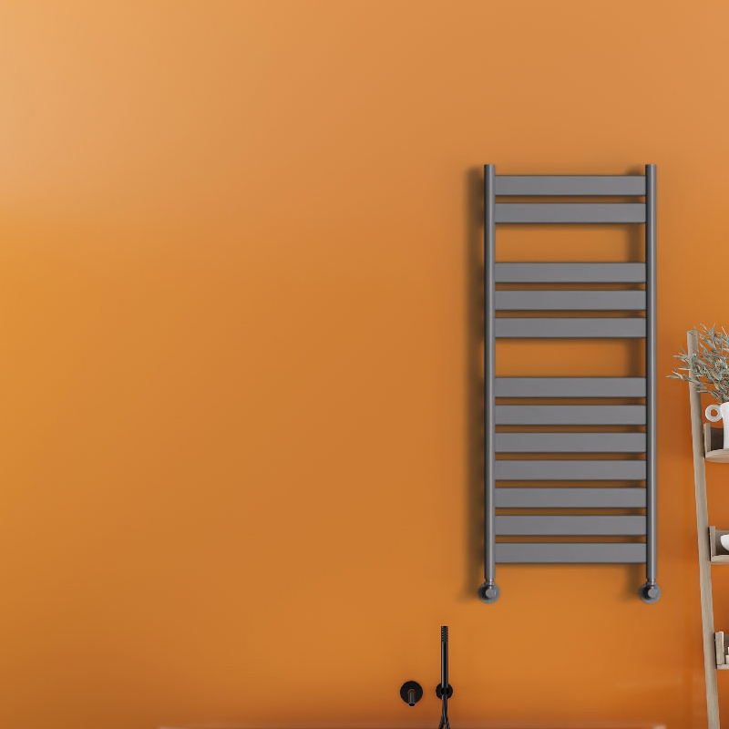 Bora Bora Decorative Towel Rail 500x1200 Anthracite - 1
