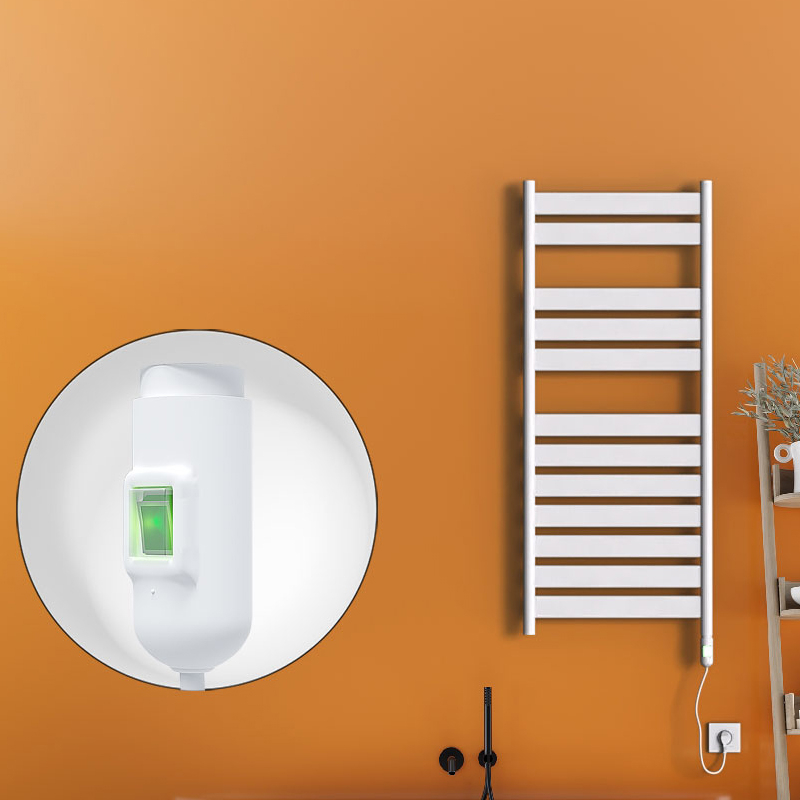 Bora Bora Electric Towel Warmer 300 Watt 500x1200 White (On/Off) - 1