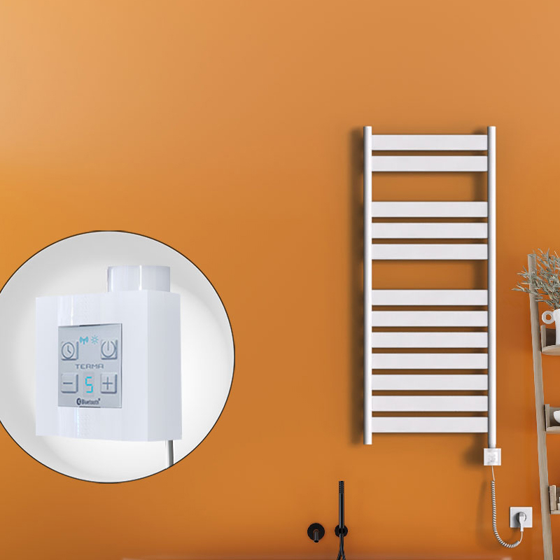 Bora Bora Sèche Serviettes Electrique 500x1200 Blanc Ktx4 600 Watt Câble en spirale