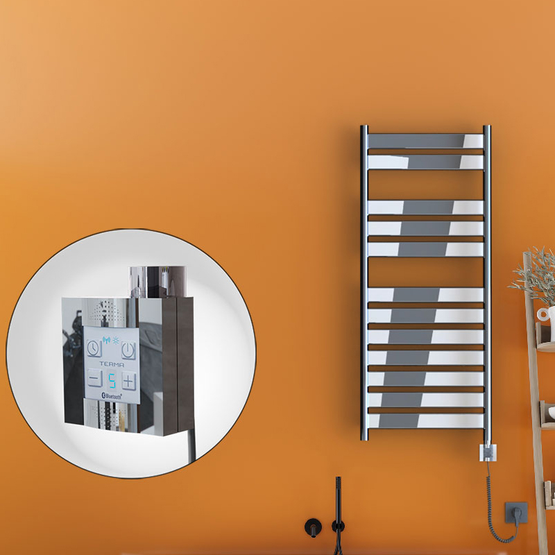 Bora Bora Elektrikli Havlupan 500x1200 Krom (KTX4 Termostat) 300W Spiral Kablolu - 1