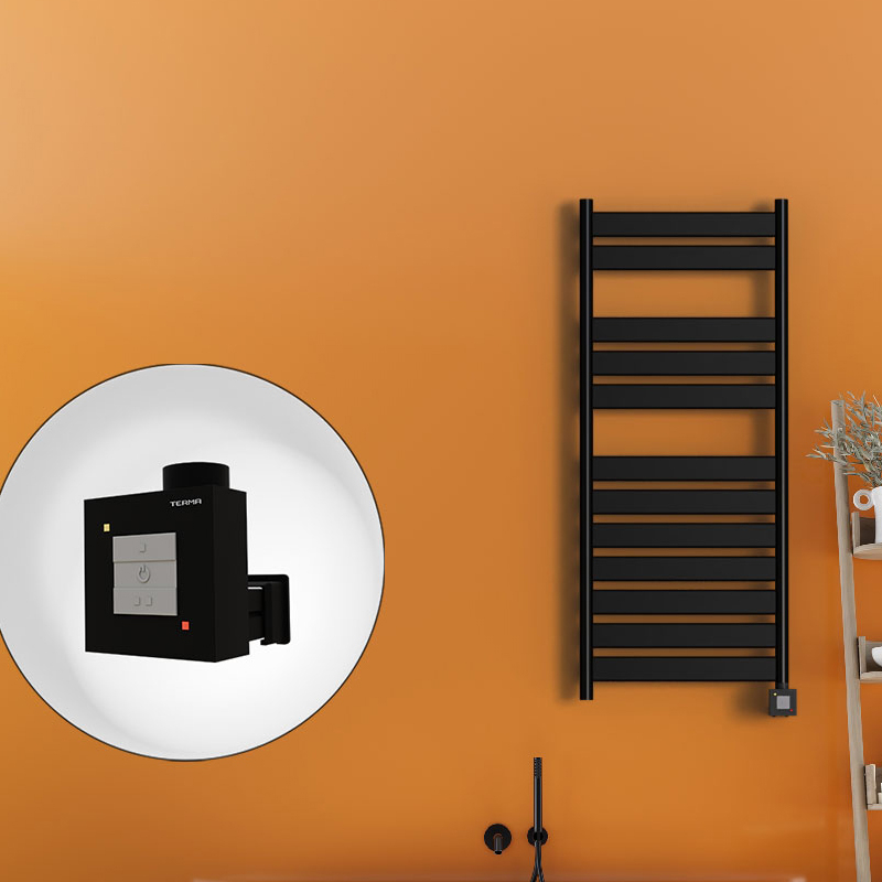 Bora Bora Sèche Serviettes Electrique 500x1200 Noir mat Ktx1 600 Watt