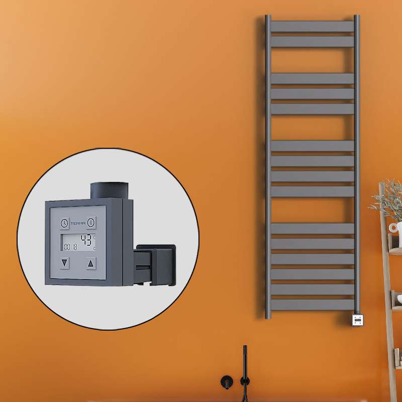 Bora Bora Electric Towel Warmer 500x1600 Anthracite Ktx3 600 W
