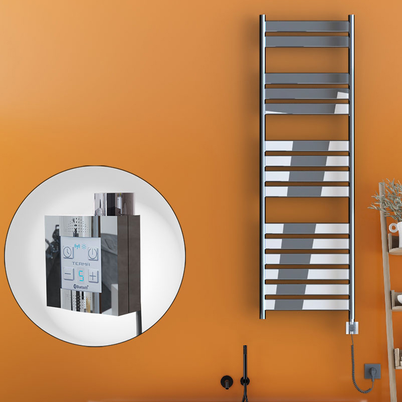 Bora Bora Electric Towel Warmer 500x1600 Chrome Ktx4 300 W (Spiral Cable)