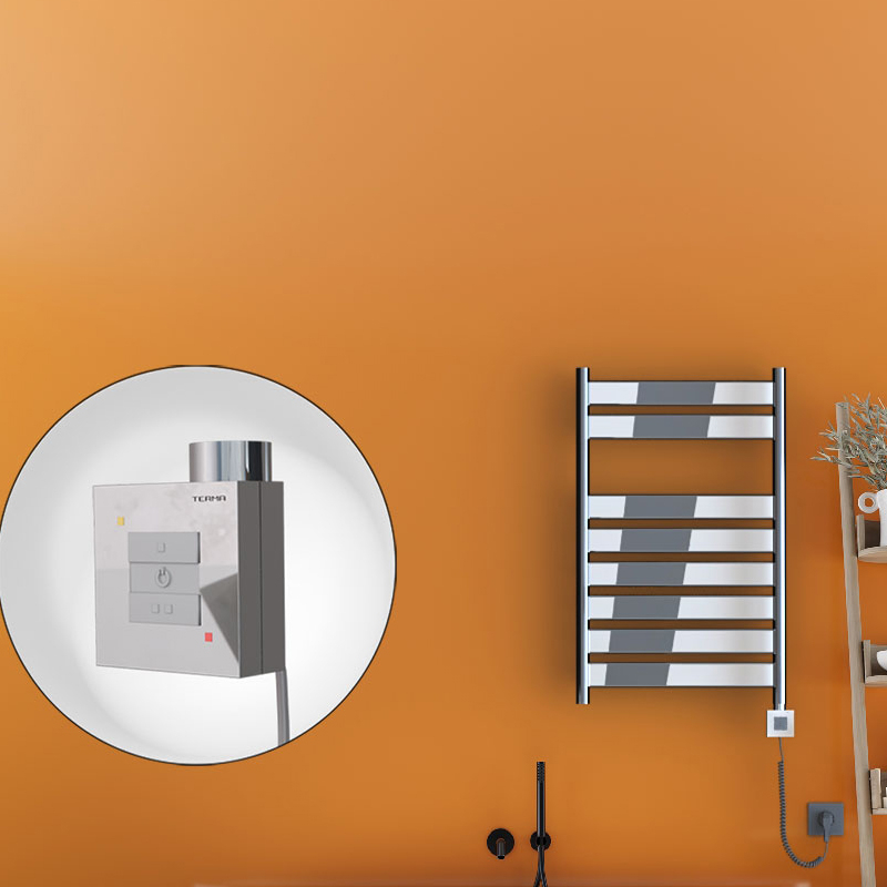 Bora Bora Sèche Serviettes Electrique 500x800 Chrome Ktx1 300 Watt Câble en spirale