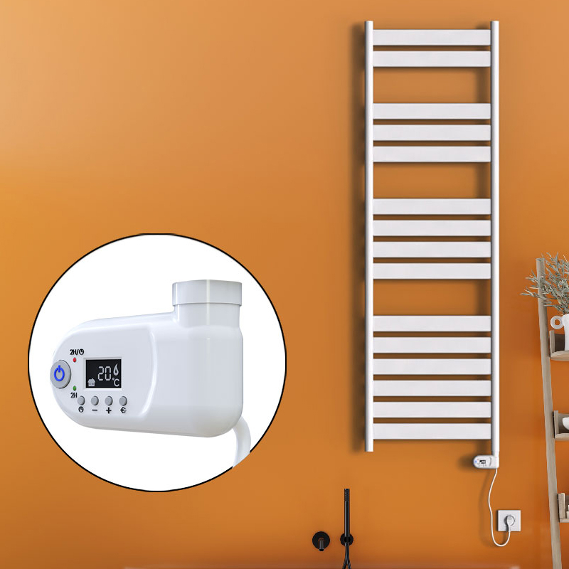 Bora Bora Electric Towel Warmer 600 Watt 500x1600 White (Thesis Thermostat)
