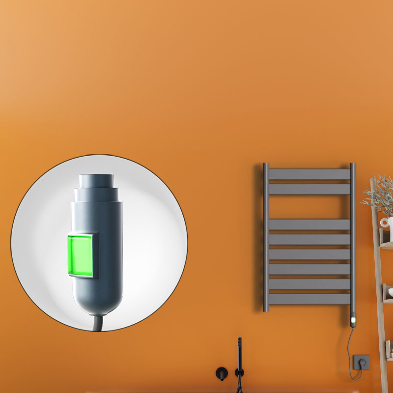 Bora Bora Sèche Serviettes Electrique 300 Watt 500x800 Anthracite (On/Off) 