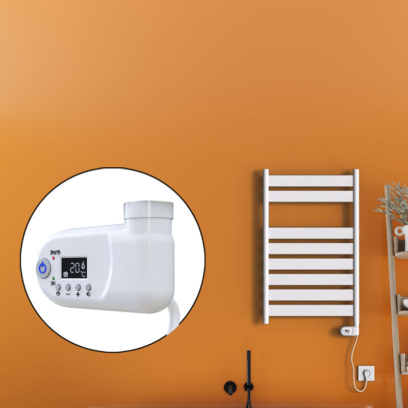 Bora Bora Sèche Serviettes Electrique 300 Watt 500x800 Blanc (Thermostat Thesis) 