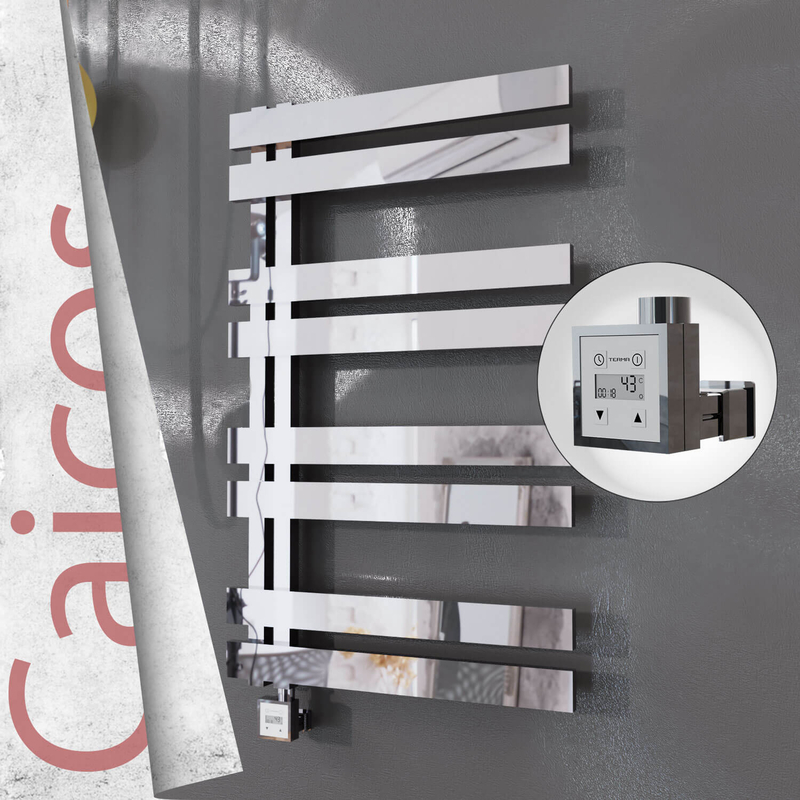 Caicos Elektrikli Paslanmaz Çelik Havlupan 400x990 Ayna Polisaj (KTX3 Termostat) 300W 