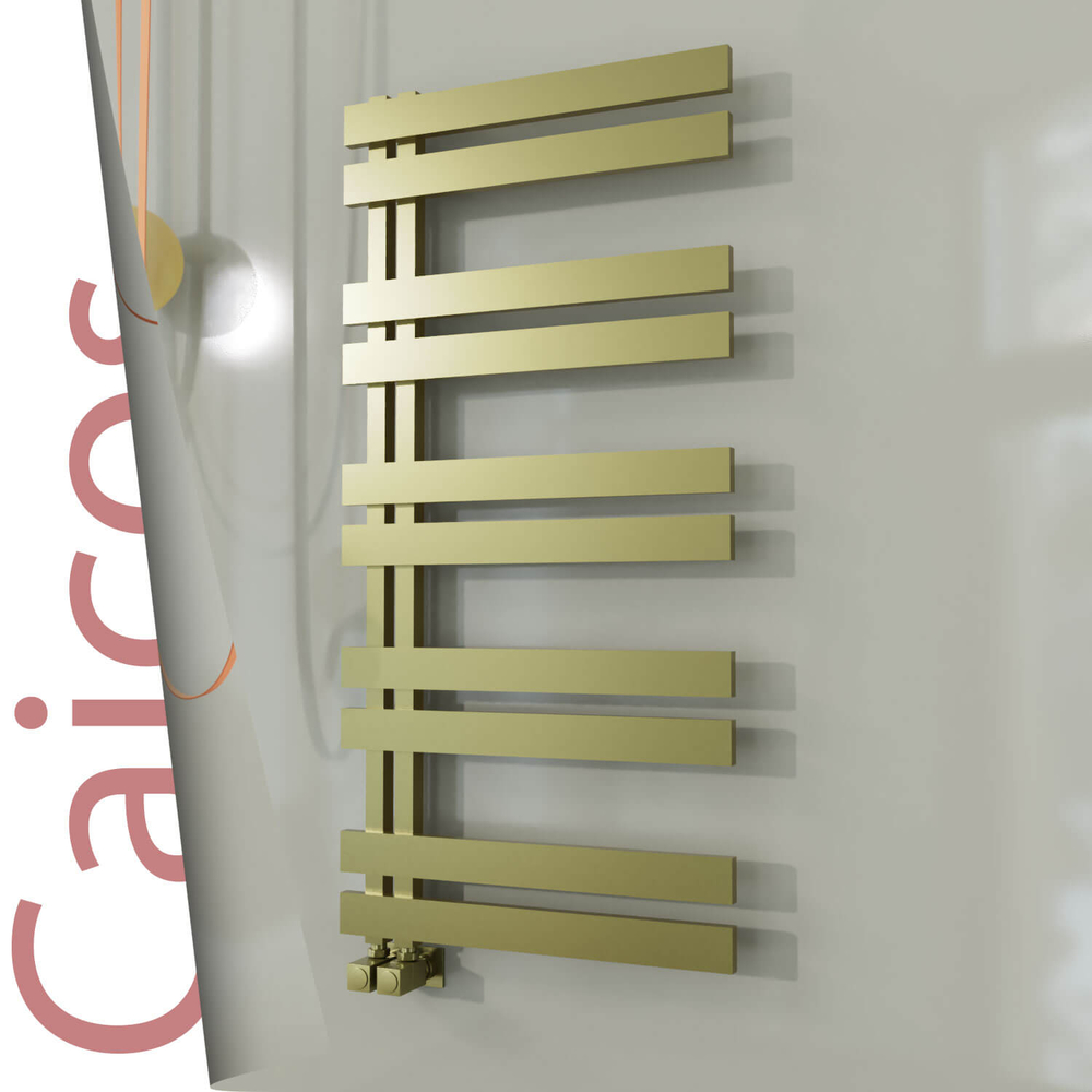 Caicos Paslanmaz Çelik Havlupan 400x1260 Satine Altın - 1