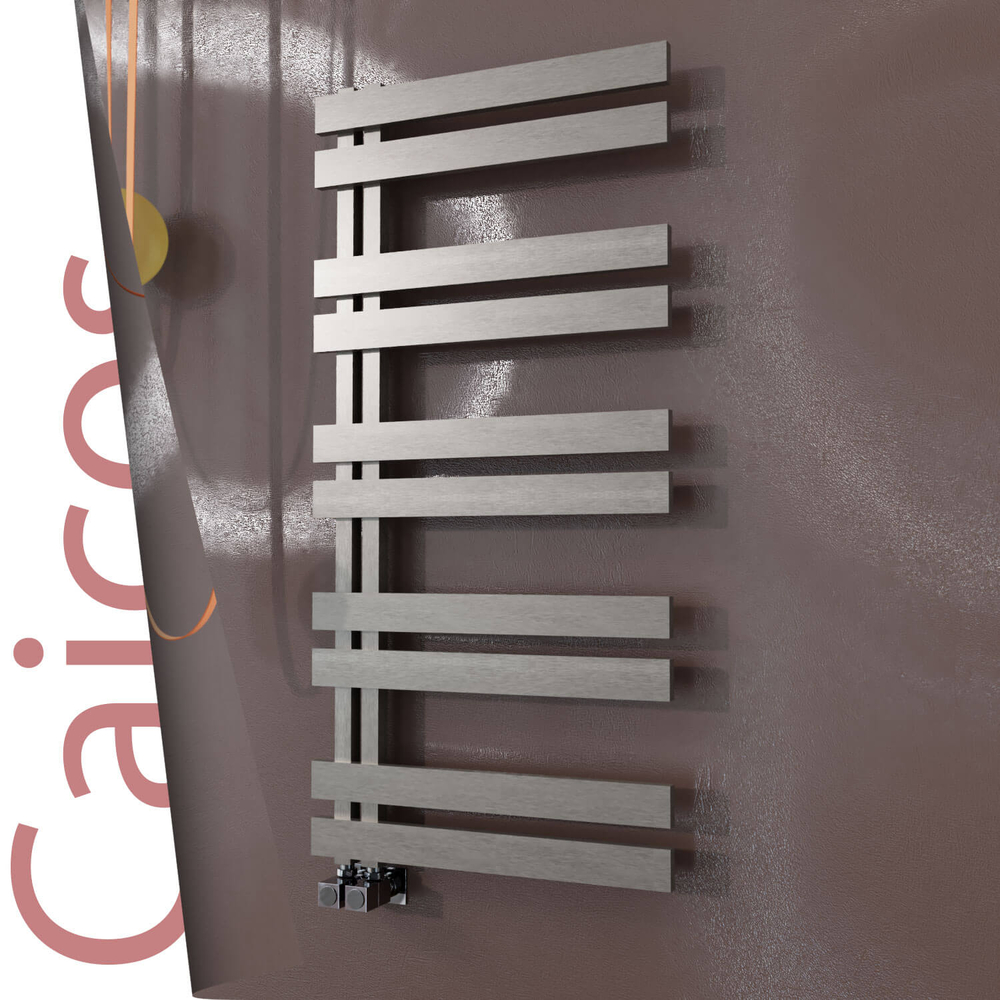 Caicos Sèche-serviettes en Inox 400x1260 Poli Satiné - 1