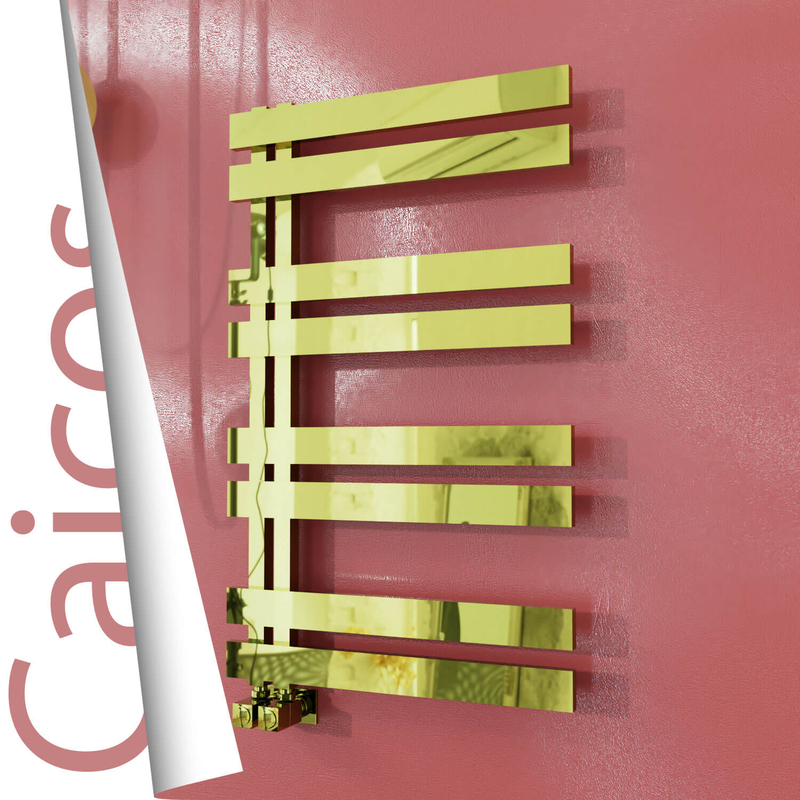 Caicos Sèche-serviettes en Inox 400x990 Doré