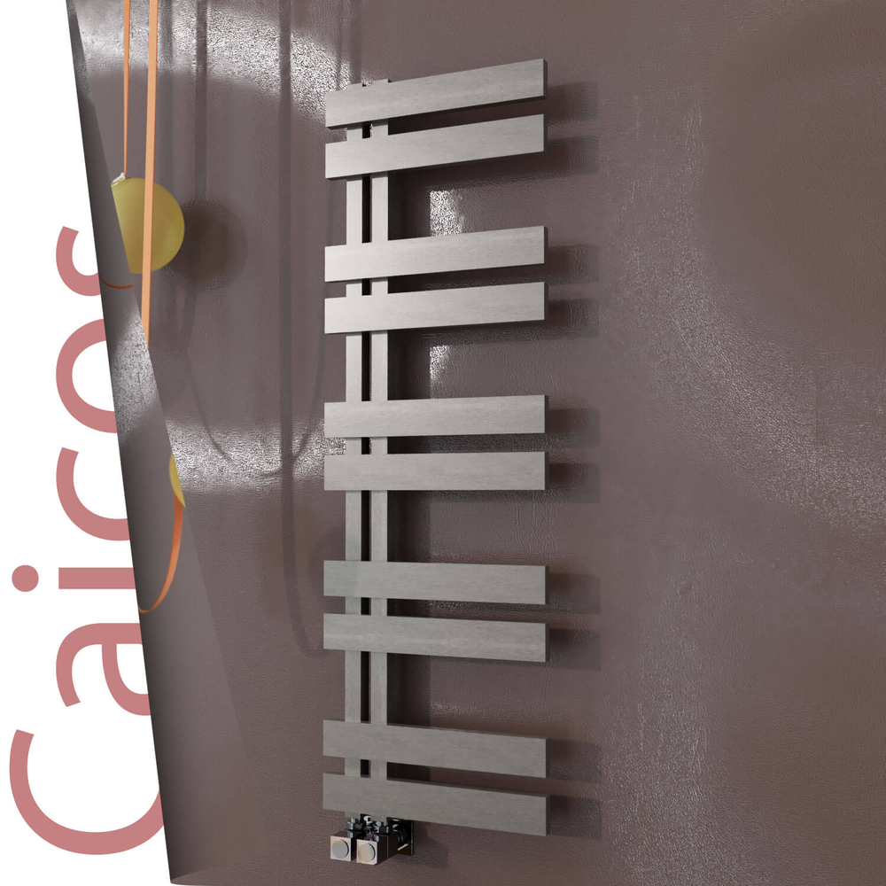 Caicos Sèche-serviettes en Inox 500x1260 Poli Satiné - 1