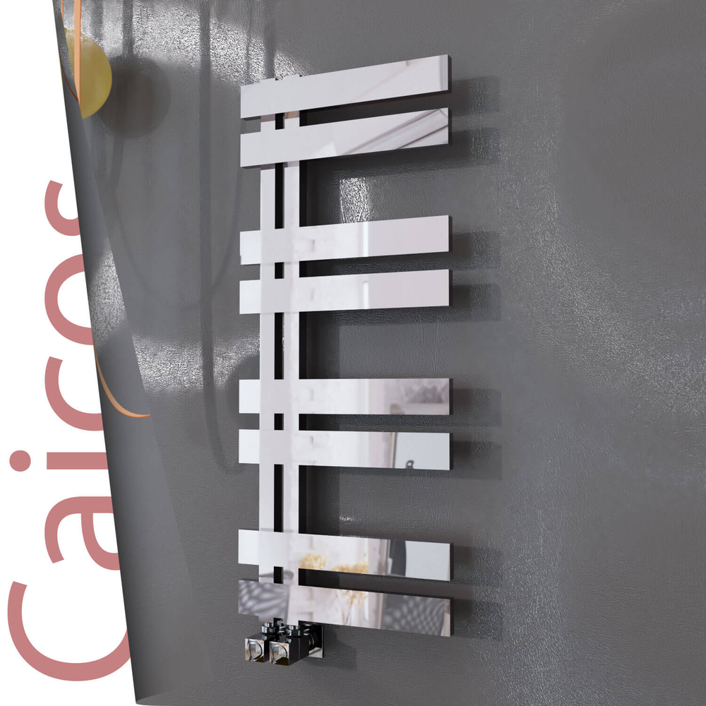 Caicos Sèche-serviettes en Inox 600x990 Poli Miroir - 1