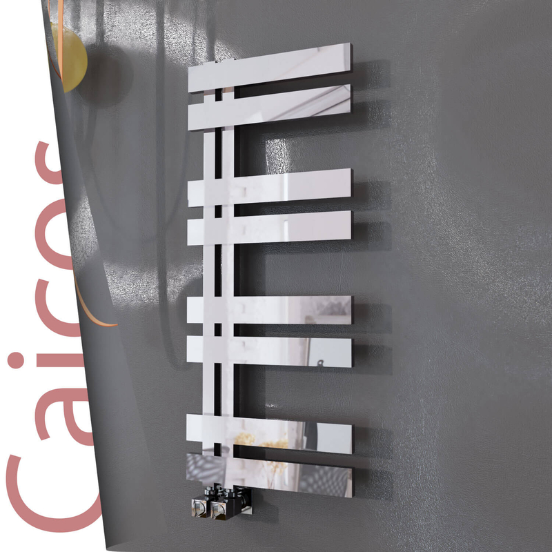 Caicos Sèche-serviettes en Inox 600x990 Poli Miroir