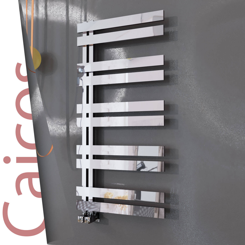 Caicos Stainless Steel Towel Rail 400x1260 Mirror Polished 