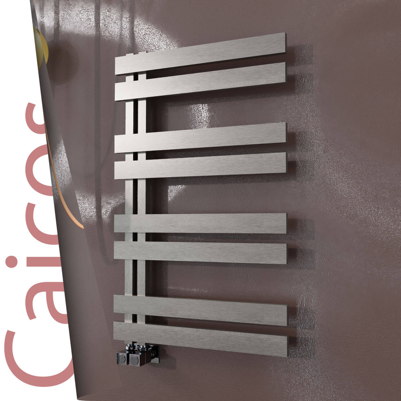 Caicos Stainless Steel Towel Rail 400x990 Satin Polished 