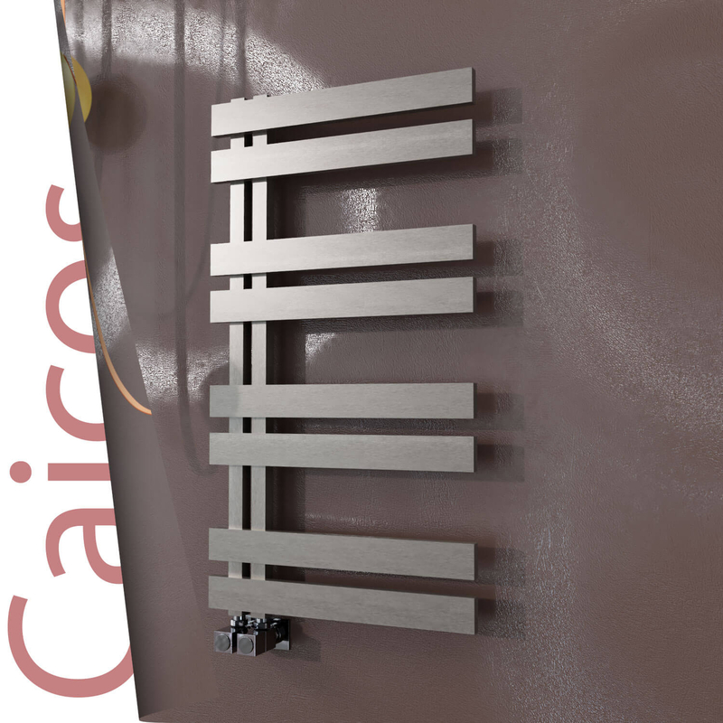 Caicos Stainless Steel Towel Rail 500x990 Satin Polished 