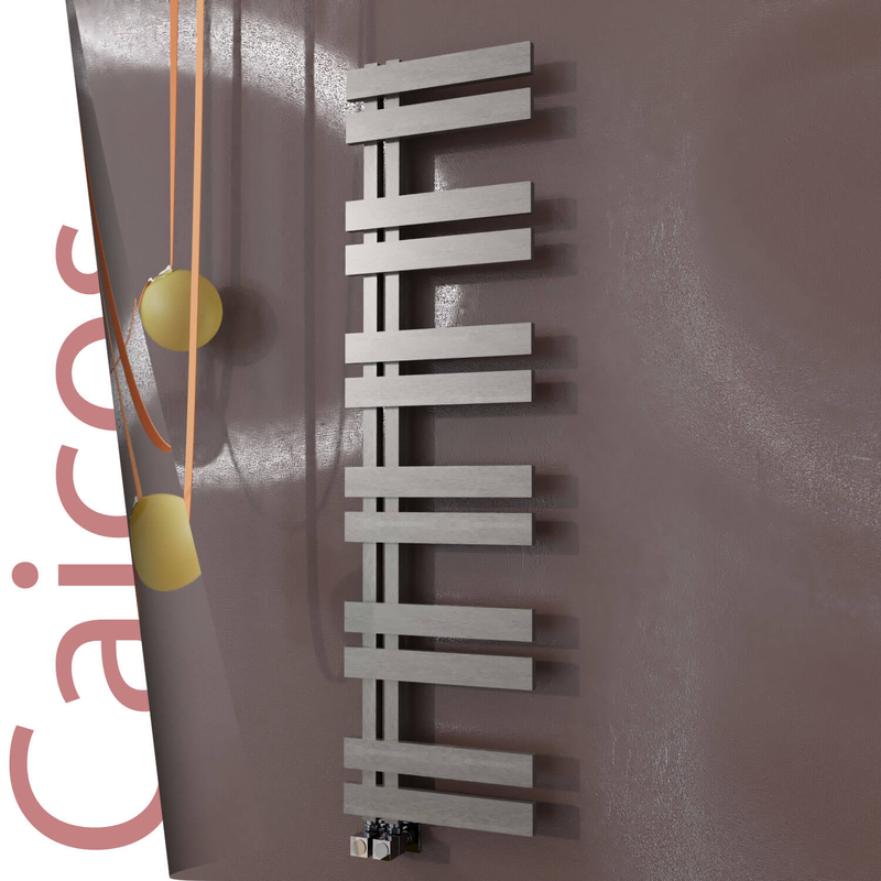Caicos Stainless Steel Towel Rail 600x1530 Satin Polished 