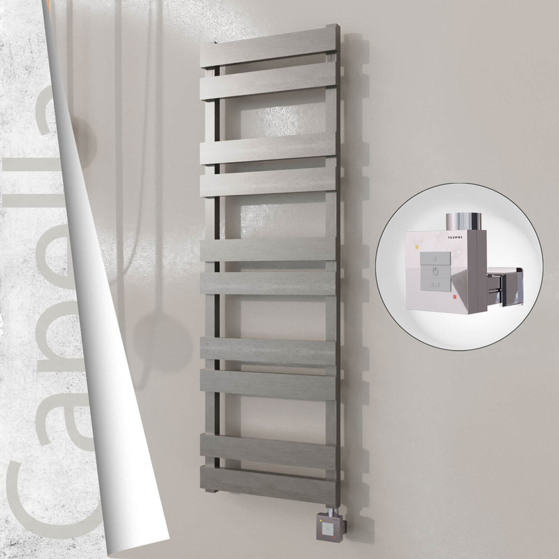 Capella Elektrikli Paslanmaz Çelik Havlupan 400x1260 Satin Polisaj (KTX1 Termostat) 300W