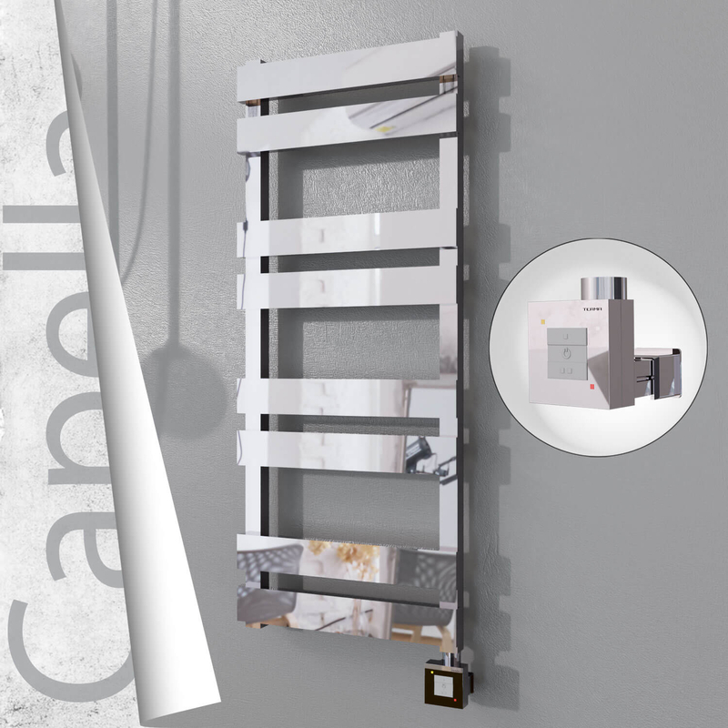 Capella Elektrikli Paslanmaz Çelik Havlupan 400x990 Ayna Polisaj (KTX1 Termostat) 300W