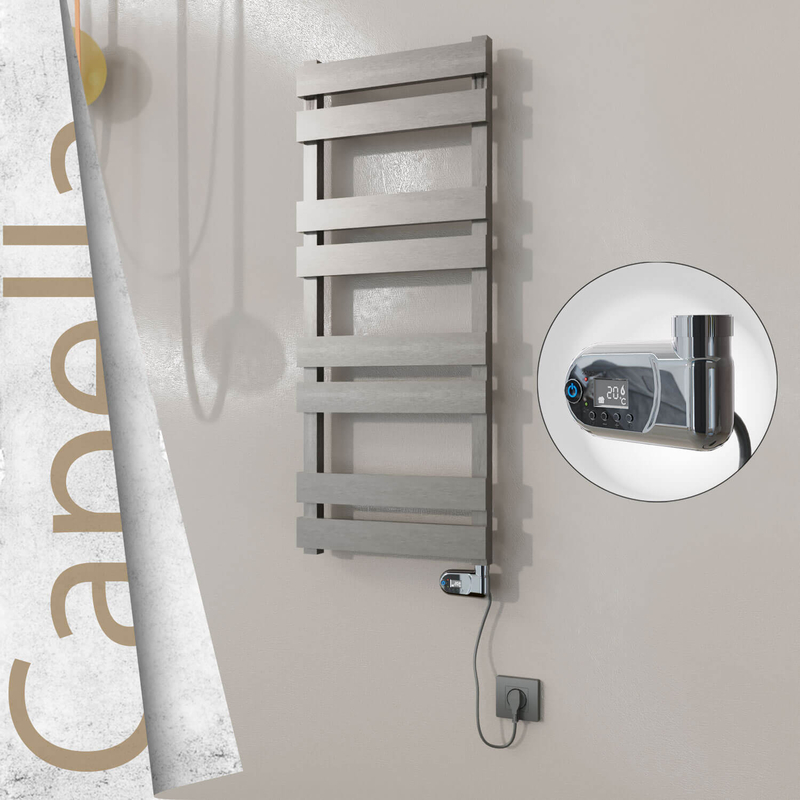 Capella Elektrikli Paslanmaz Çelik Havlupan 400x990 Ayna Polisaj (On/Off Düğmeli) 300W