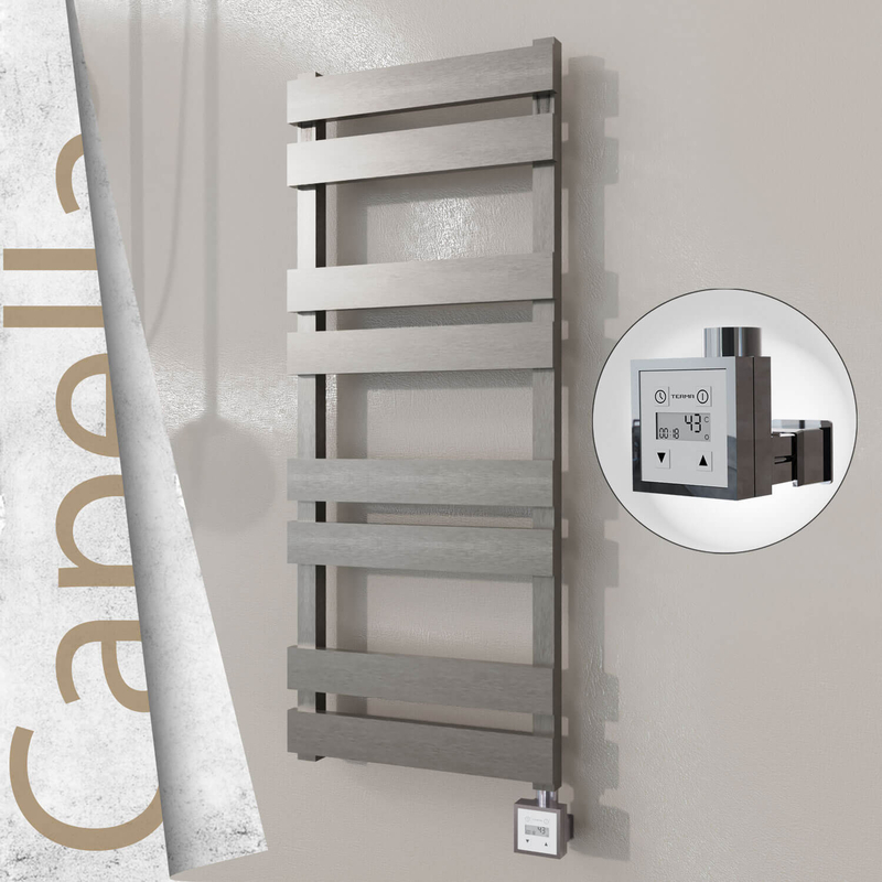 Capella Elektrikli Paslanmaz Çelik Havlupan 400x990 Satin Polisaj (KTX3 Termostat) 300W 