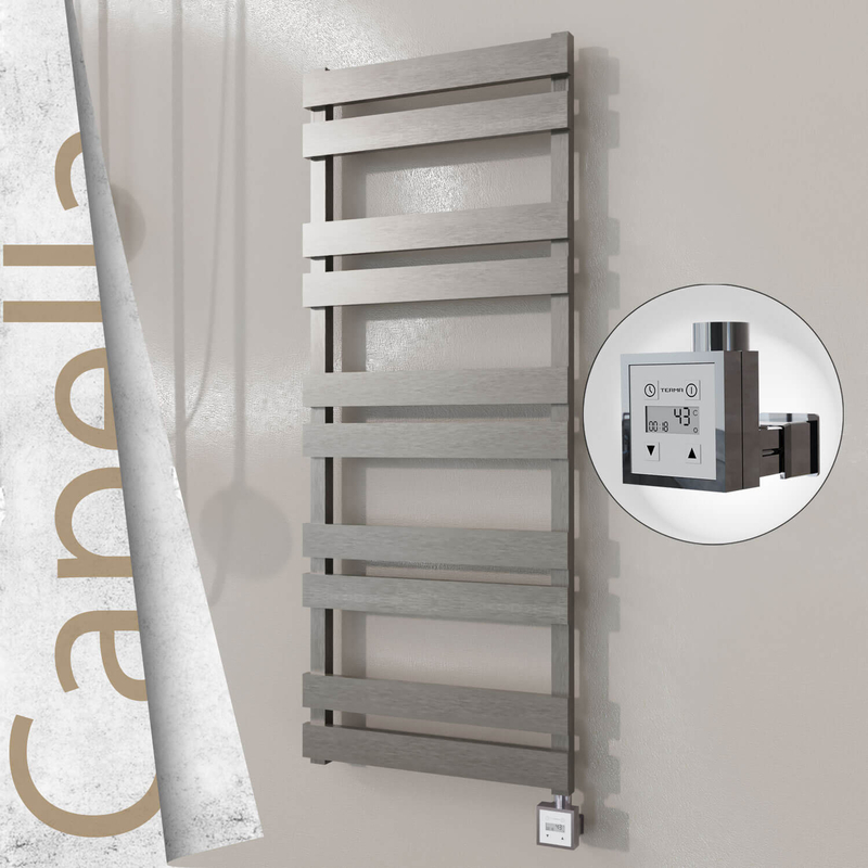 Capella Elektrikli Paslanmaz Çelik Havlupan 500x1260 Satin Polisaj (KTX3 Termostat) 600W 