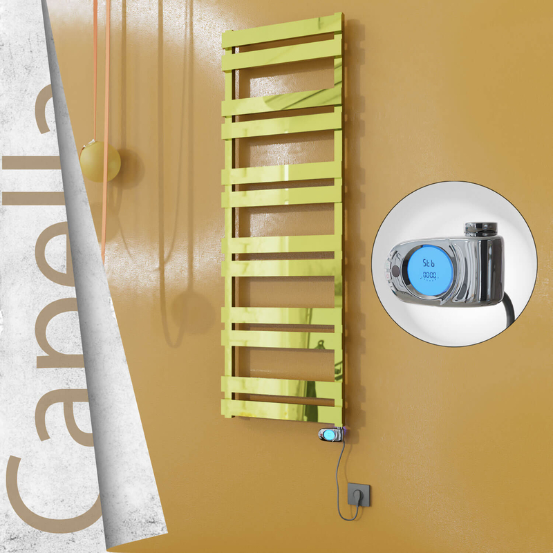 Capella Elektrikli Paslanmaz Çelik Havlupan 500x1530 Altın (Musa Termostat) 600W