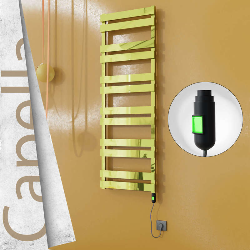 Capella Elektrikli Paslanmaz Çelik Havlupan 500x1530 Altın (On/Off Düğmeli) 600W