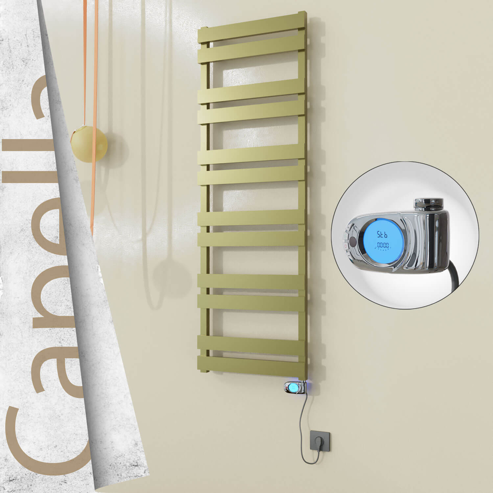 Capella Elektrikli Paslanmaz Çelik Havlupan 500x1530 Ayna Polisaj (Musa Termostat) 600W - 1