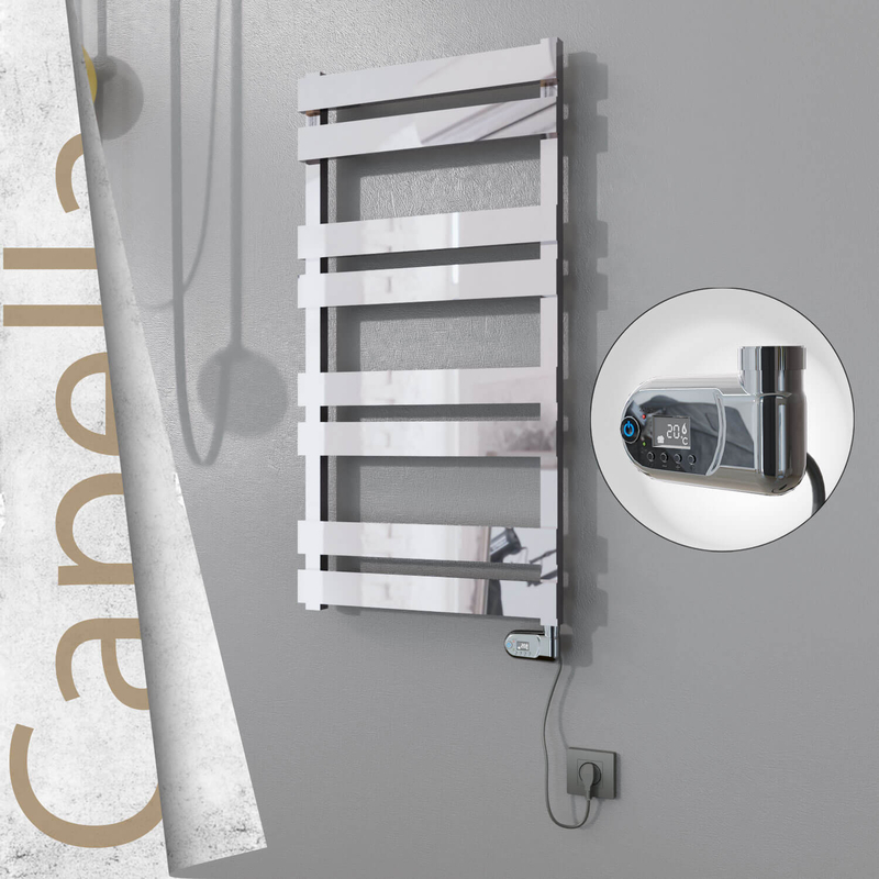 Capella Elektrikli Paslanmaz Çelik Havlupan 500x990 Satin Polisaj (On/Off Düğmeli) 300W