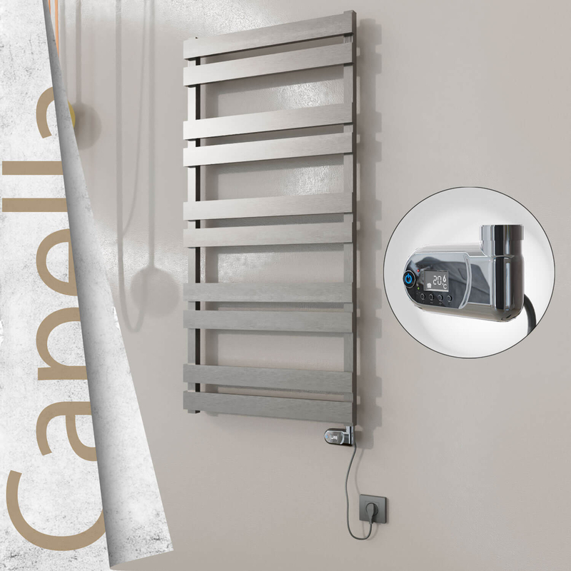 Capella Elektrikli Paslanmaz Çelik Havlupan 600x1260 Ayna Polisaj (On/Off Düğmeli) 600W 