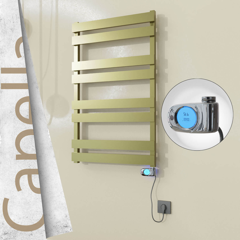 Capella Elektrikli Paslanmaz Çelik Havlupan 600x990 Ayna Polisaj (Musa Termostat) 300W