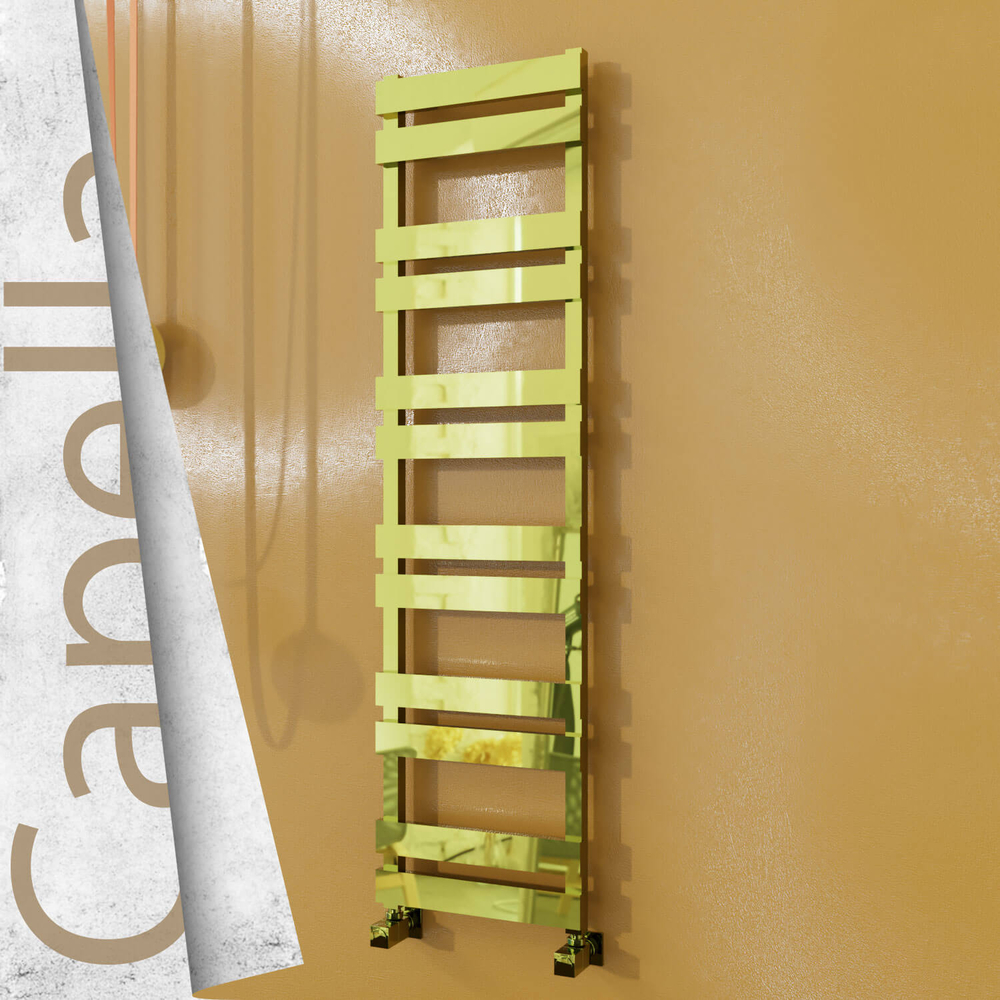 Capella Sèche-serviettes en Inox 400x1530 Doré - 1