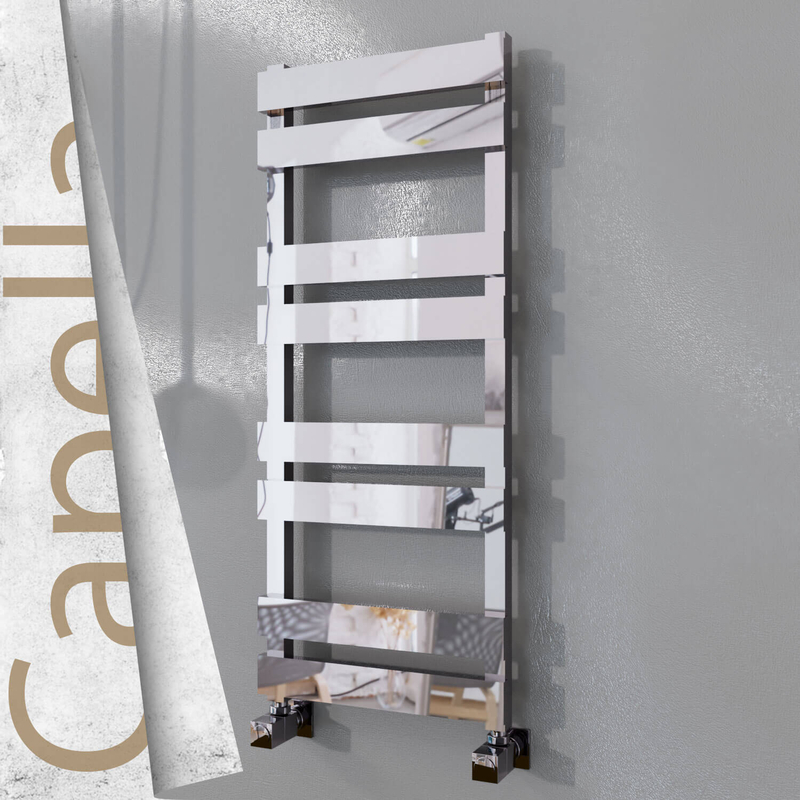 Capella Sèche-serviettes en Inox 400x990 Poli Miroir