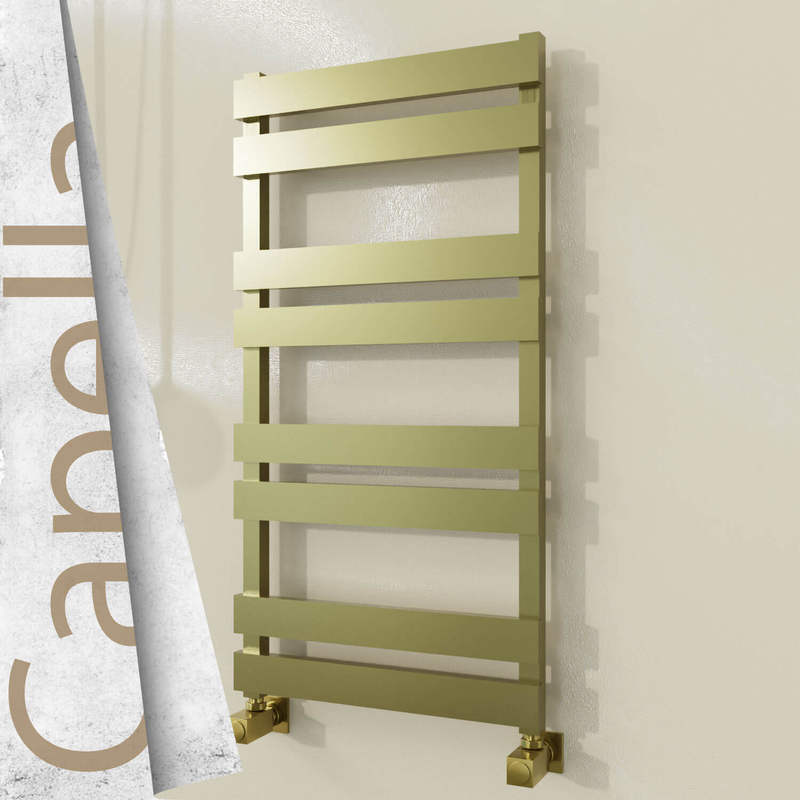 Capella Sèche-serviettes en Inox 500x990 Doré Satiné