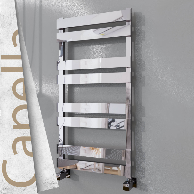 Capella Sèche-serviettes en Inox 500x990 Poli Miroir