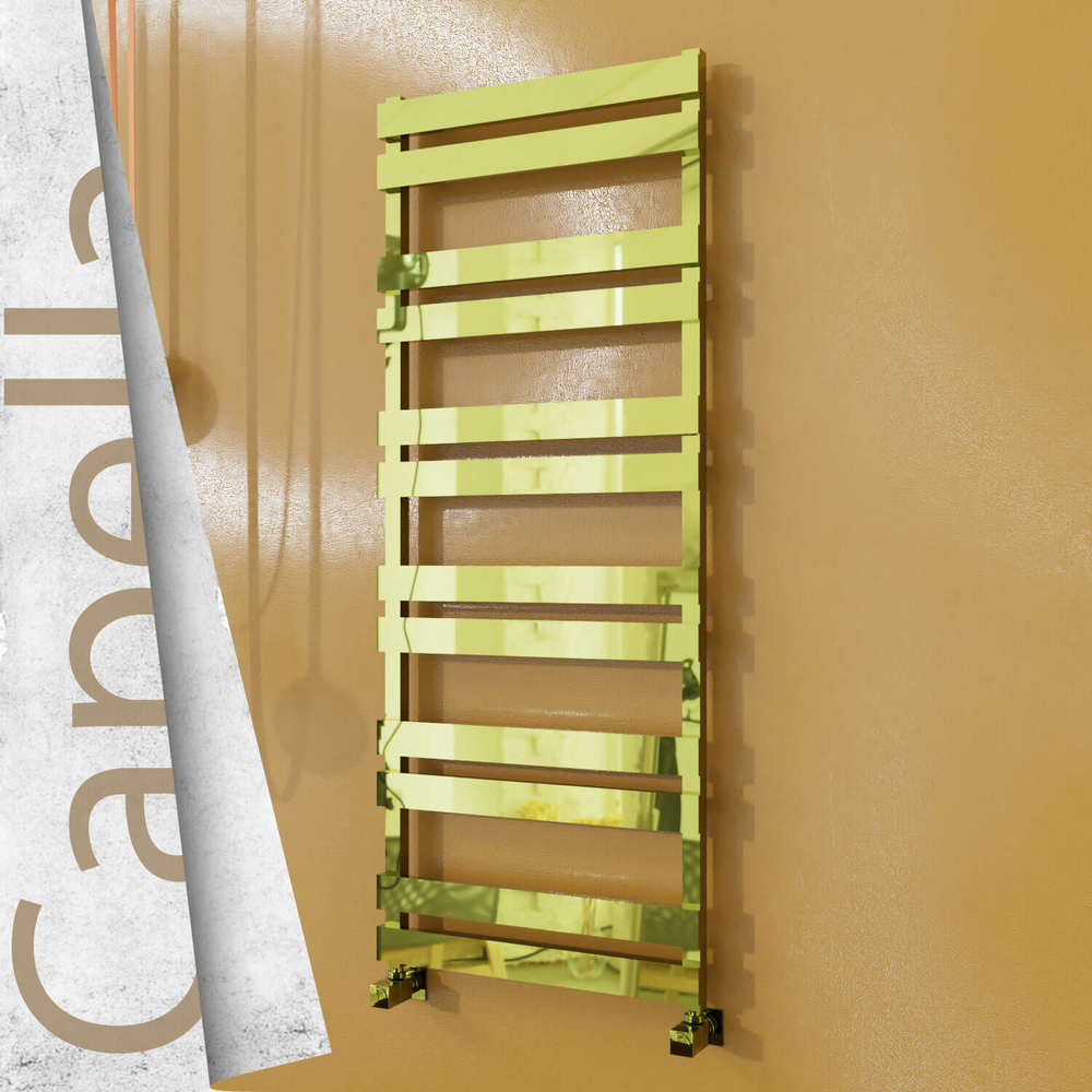 Capella Sèche-serviettes en Inox 600x1530 Doré - 1