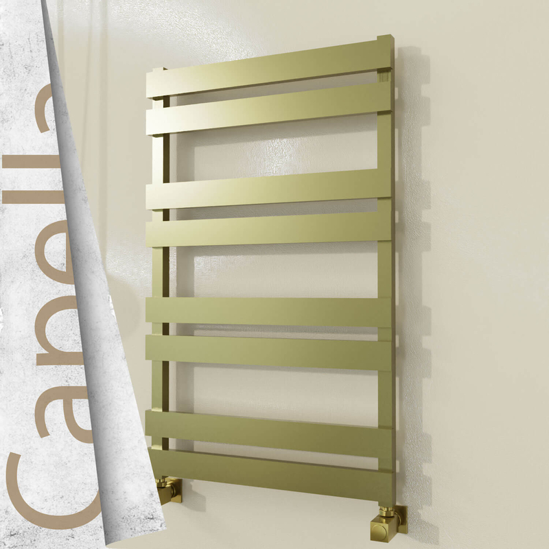 Capella Sèche-serviettes en Inox 600x990 Doré Satiné
