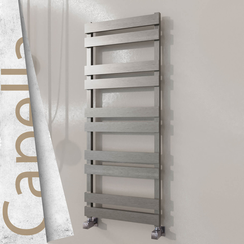Capella Stainless Steel Towel Rail 500x1260 Satin Polished 