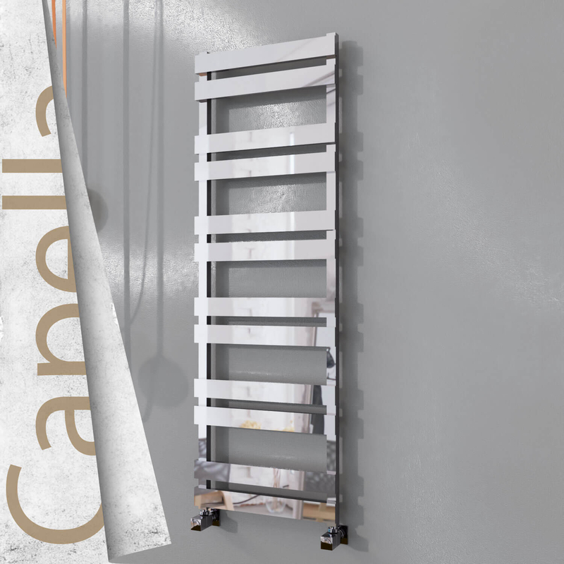 Capella Stainless Steel Towel Rail 500x1530 Mirror Polished 