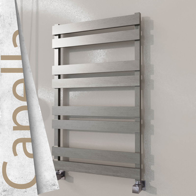 Capella Stainless Steel Towel Rail 600x990 Satin Polished 