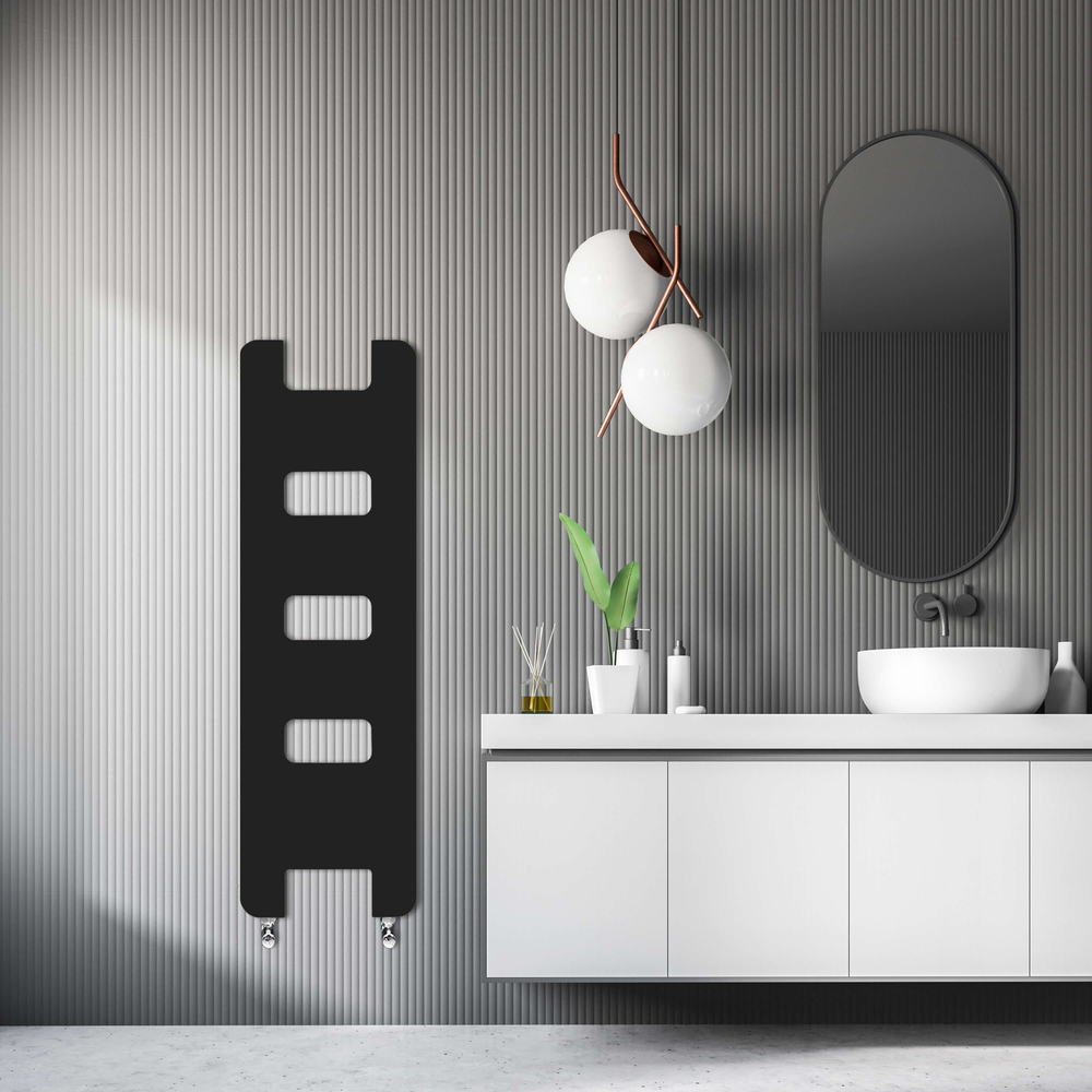 Capri İnce Dizayn Havlupan 450x1390 Siyah - 1