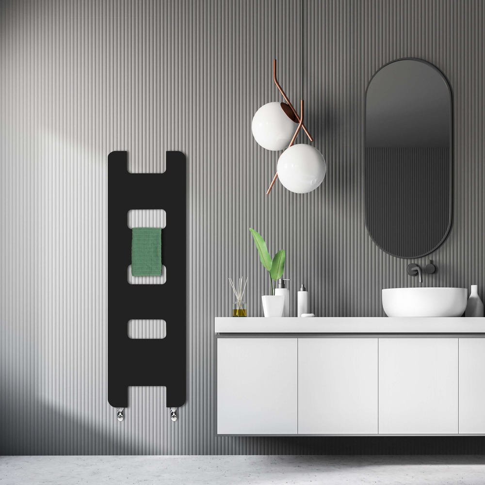 Capri İnce Dizayn Havlupan 450x1390 Siyah - 2