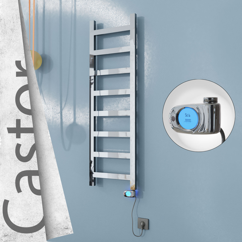 Castor Elektrikli Paslanmaz Çelik Havlupan 400x1300 Ayna Polisaj (Musa Termostat) 300W