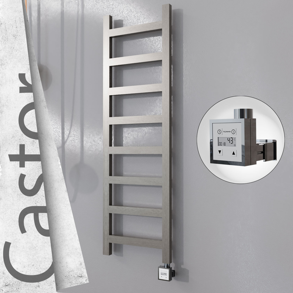 Castor Elektrikli Paslanmaz Çelik Havlupan 400x1300 Satin Polisaj (KTX3 Termostat) 300W - 1