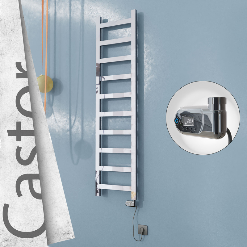 Castor Elektrikli Paslanmaz Çelik Havlupan 400x1620 Ayna Polisaj (Thesis Termostat) 300W 